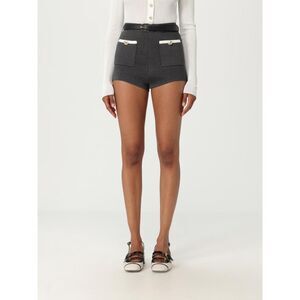 Self-Portrait Shorts Woman Grey
